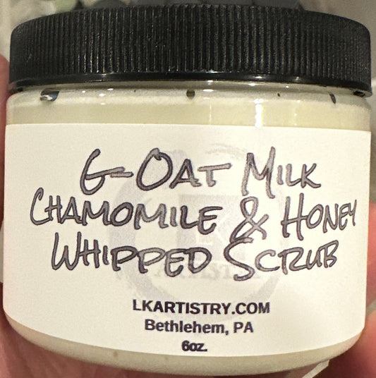 G-Oat Milk Chamomile & Honey Whipped Scrub