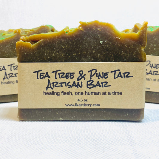 Pine Tar & Tea Tree Artisan Soap