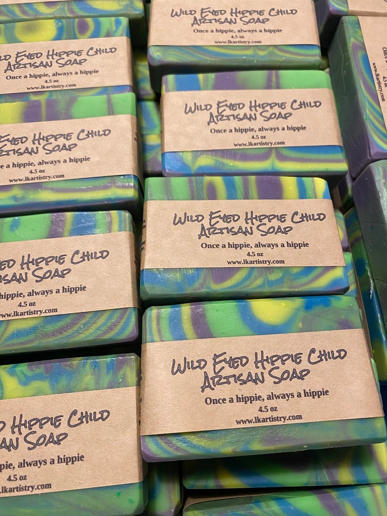 Wild Eyed Hippie Child Artisan Soap