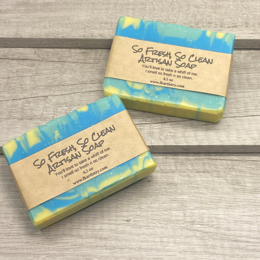 so fresh, so clean cold processed soap. White Tea & Ginger soap. natural skin care. lk artistry soap